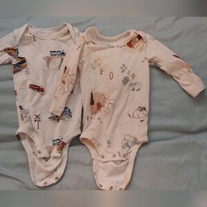 0-3M LouLou Lollipop Long-Sleeve Onesies